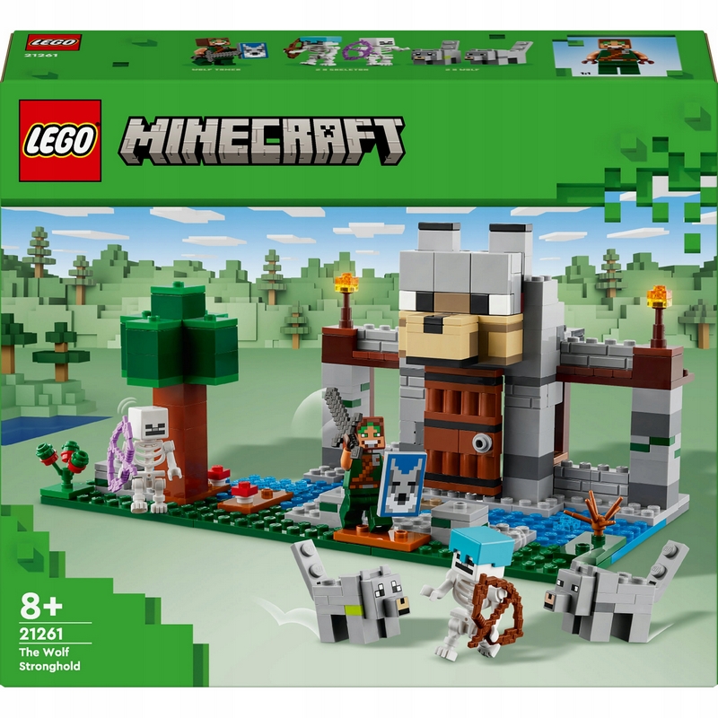 LEGO Minecraft 21261 Minecraft 21261 Vlčia pevnosť